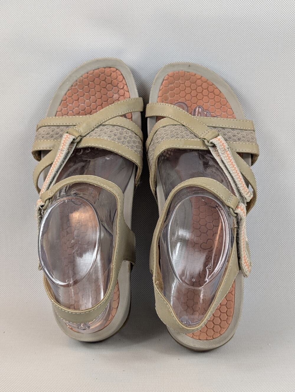 Women's Baretraps Debera Strappy Sandals Size 11 M Tan Peach Shoes